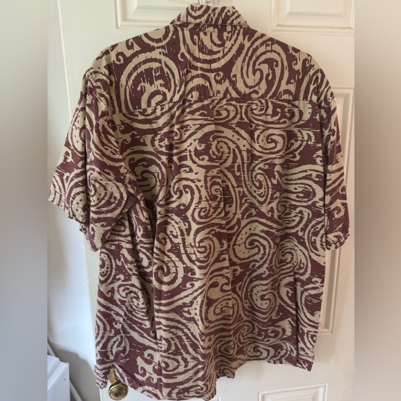 Rix Brown and Cream Men's Shirt - Picture 2 of 3